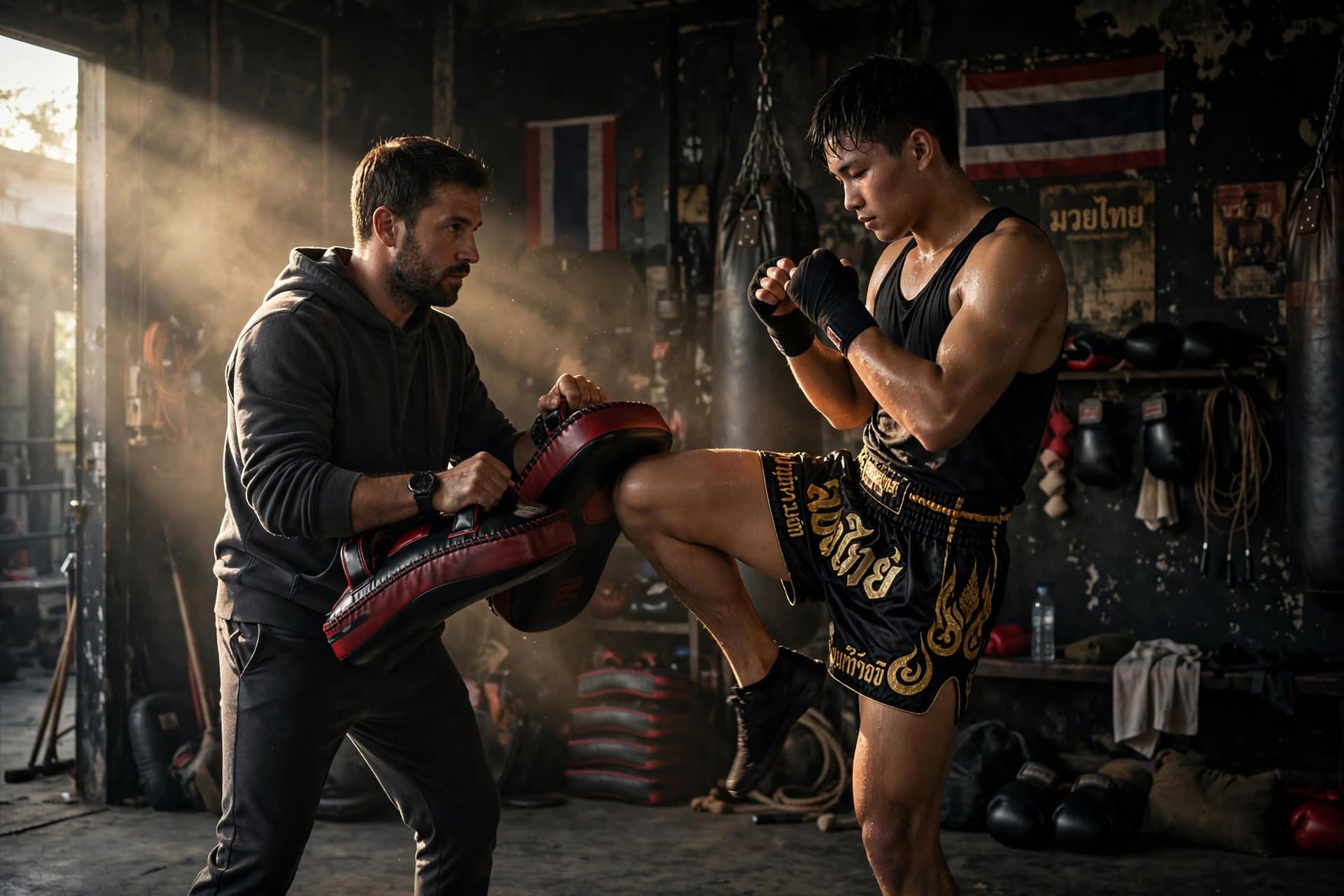 Muay Thai training